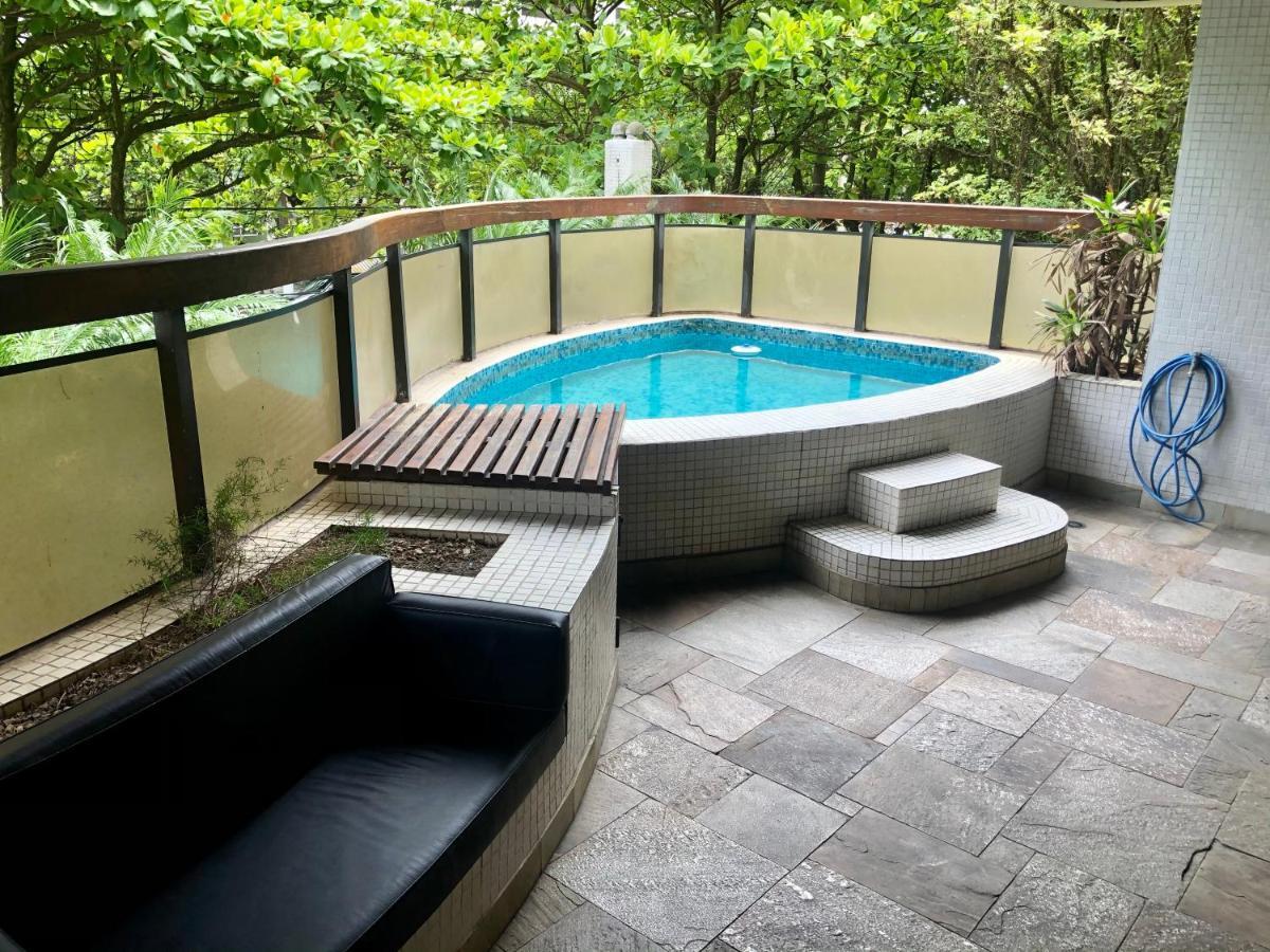Pitangueiras Exclusivo Com Piscina Na Sacada Appartement Guarujá Buitenkant foto